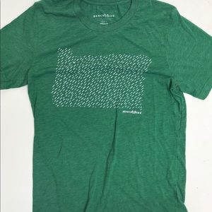 Benchmade Men's Green Short Sleeve Graphic T-Shirt